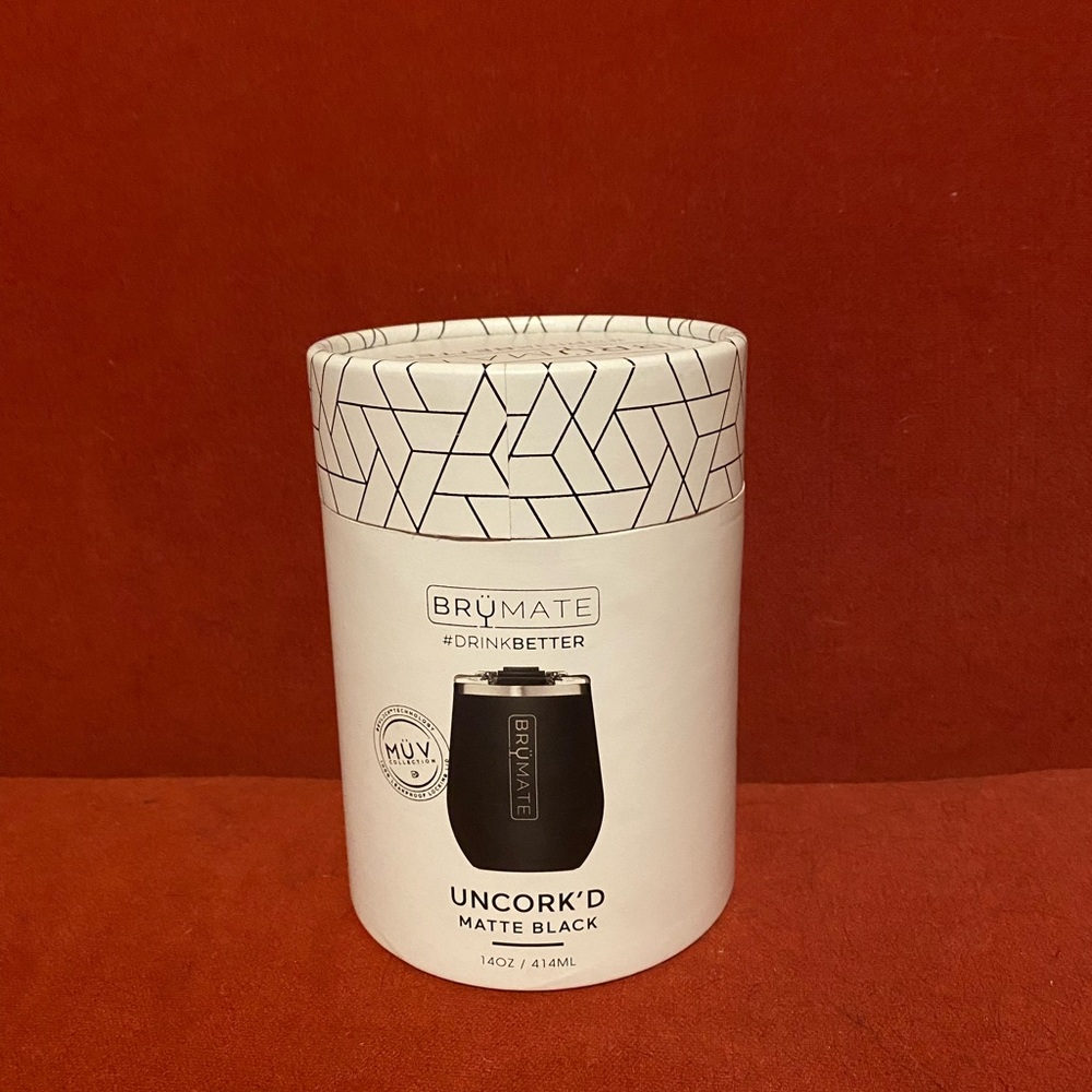 BrüMate Uncork’d XL Matte Black NWT